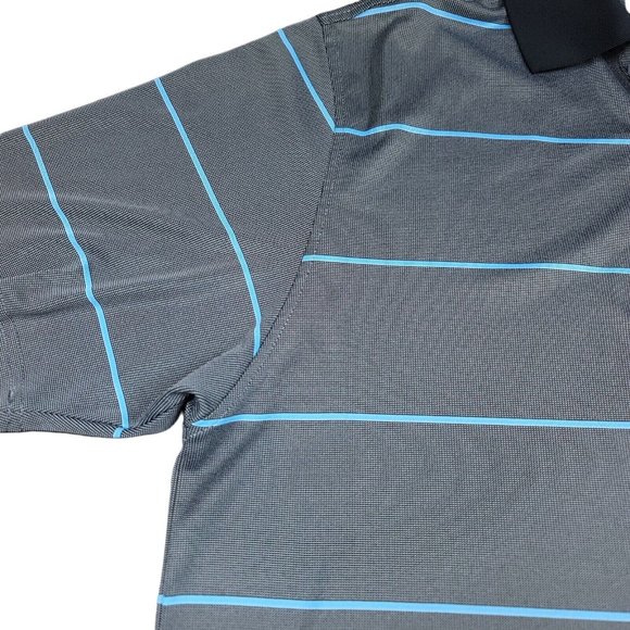 FootJoy FJ Mens‎ M Shirt Polo Logo Golf Performance Stretch Moisture Wick Gray - Picture 11 of 12